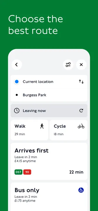 TfL Go : capture d’écran 1 sur 8