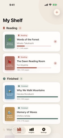 Book Memo: Reading Log iPhone screenshot