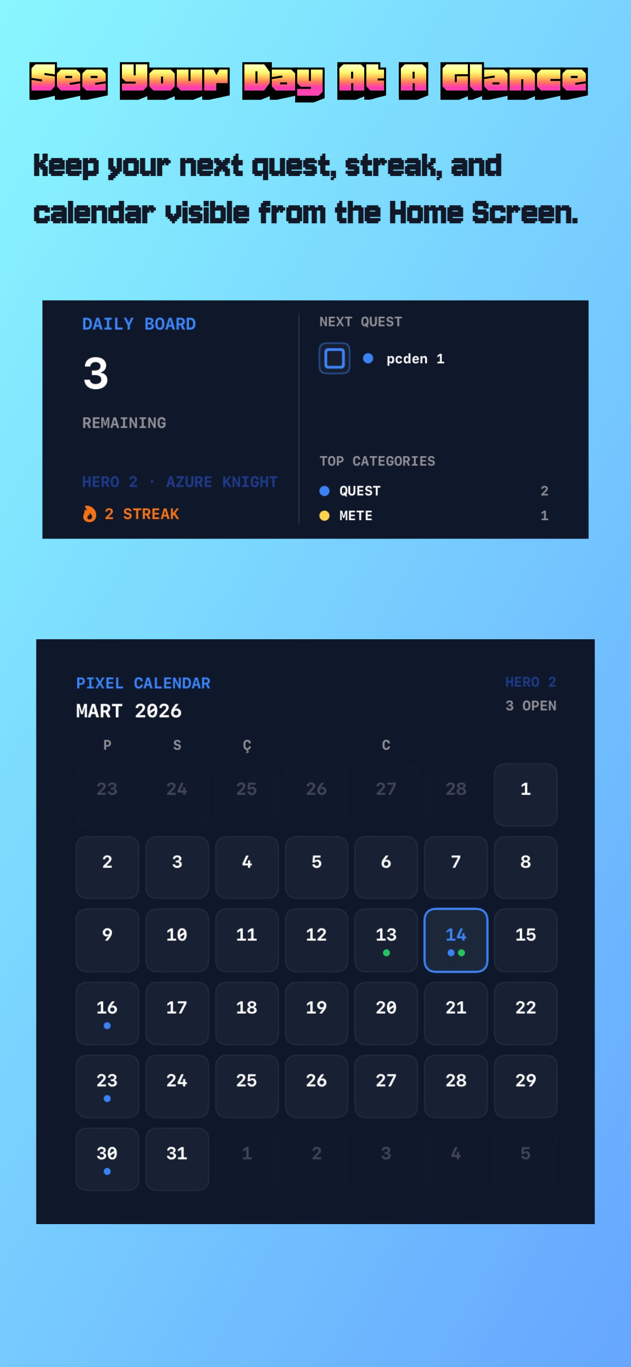 PixelPlan: Quest Planner