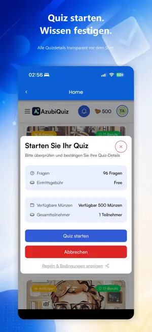 AzubiQuiz screenshot 2