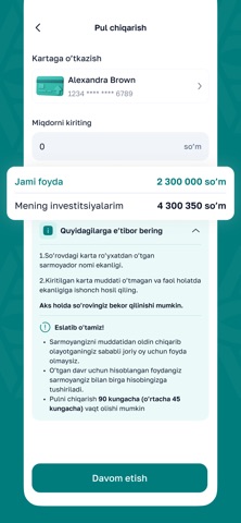 Asaxiy Invest screenshot