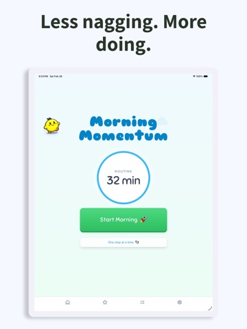 Morning_Momentum iPad screenshot
