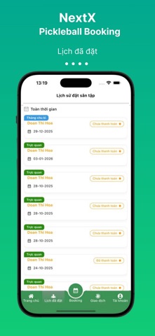 Pickleball Booking screenshot
