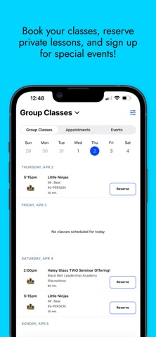 Black Belt Leadership Academy iPhone screenshot
