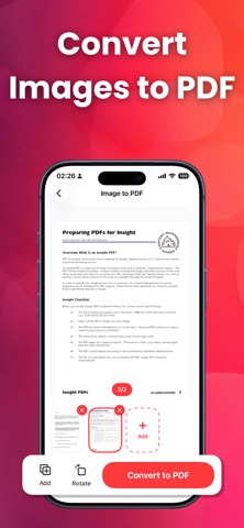 JPG to PDF: Scanner iPhone screenshot