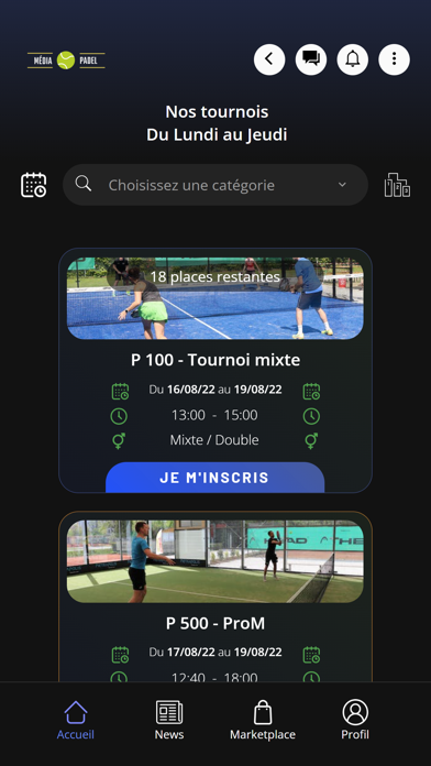 Media Padel Screenshot