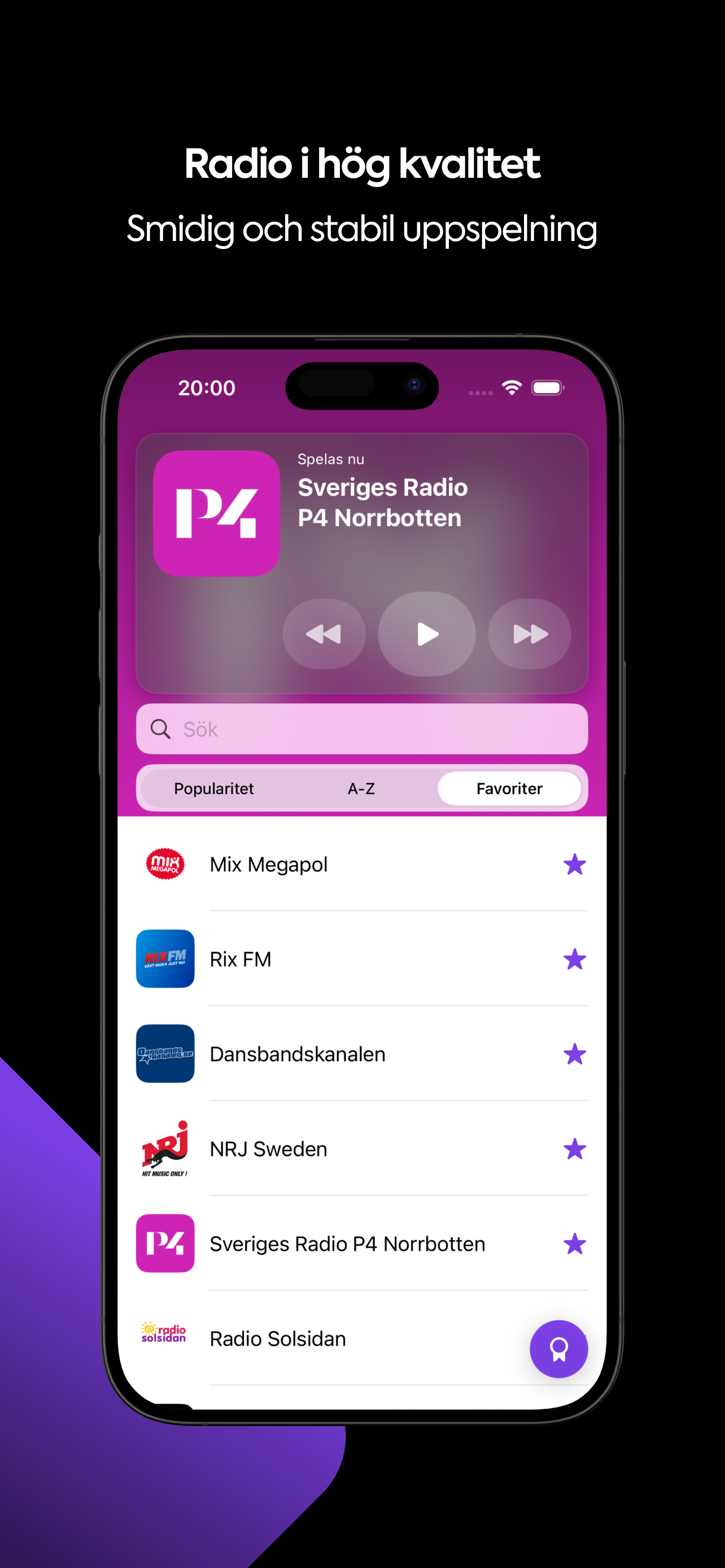 Radio SE: Svenska radiokanaler screenshot 5