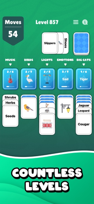 Solitaire Associations Master! Screenshot 4 of 5