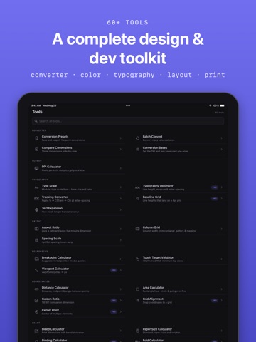 PixelKit: Design & Dev Tools iPad screenshot 3
