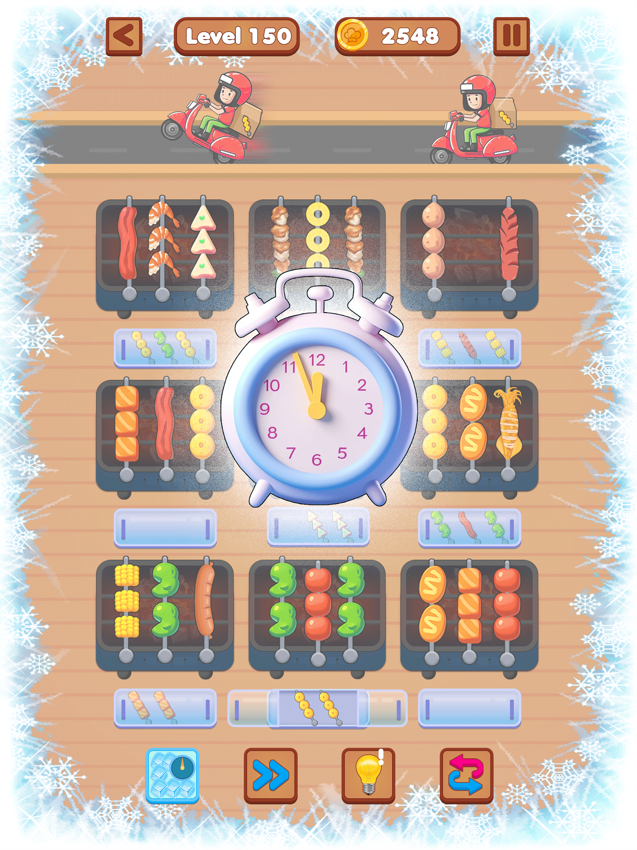 Grill Sorting Foodie Puzzle