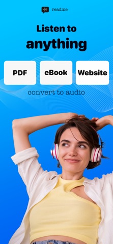 ReadMe: Text to speech iPhone screenshot