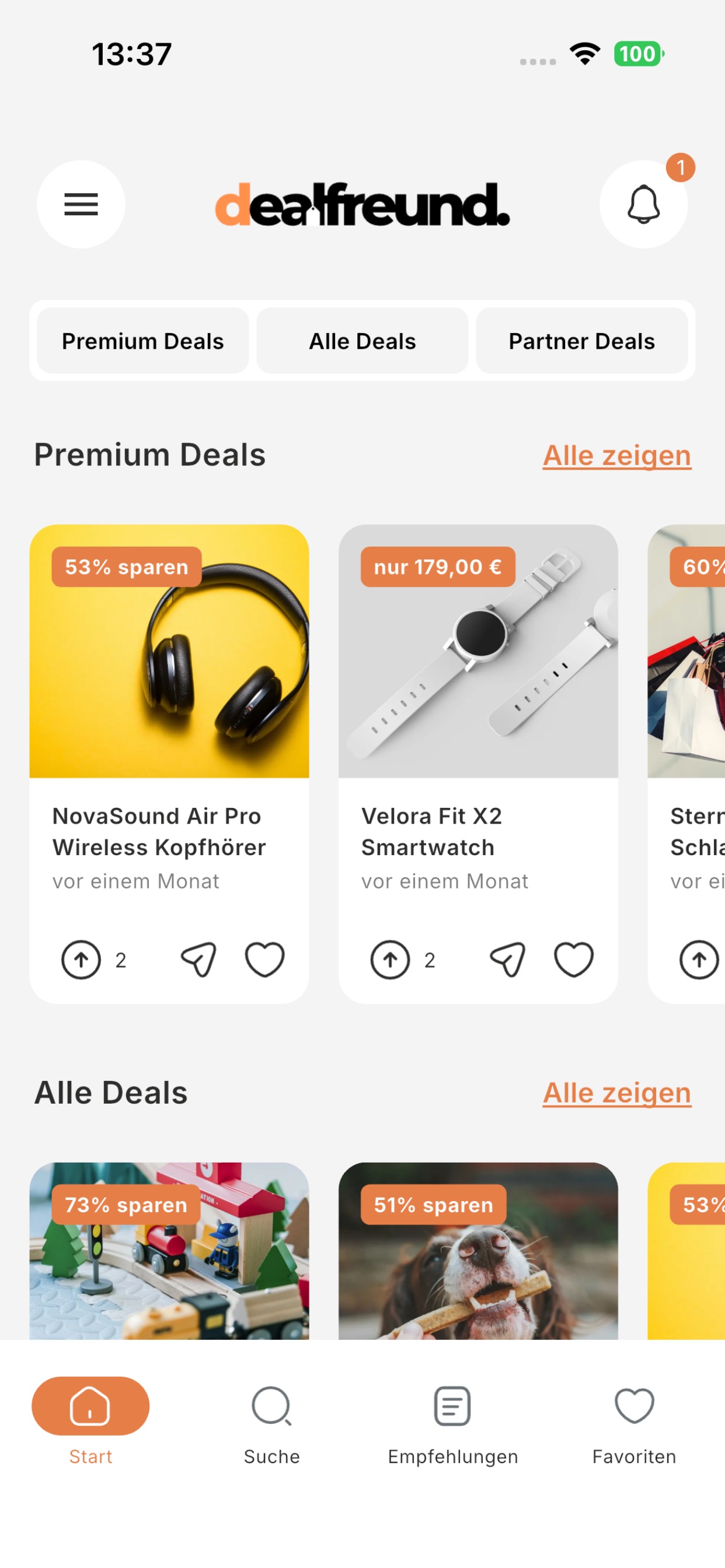 Screenshot 1 of Dealfreund