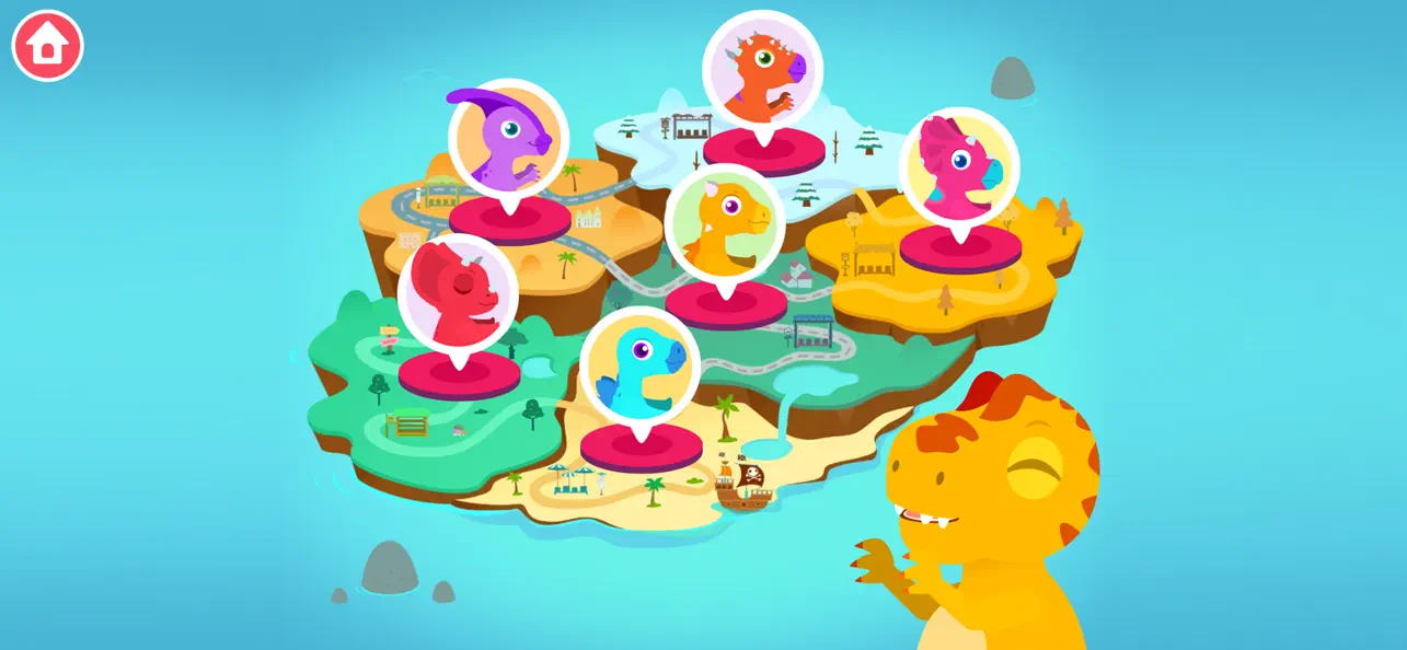 Screenshot #3 pour Jeux de bus dinosaure