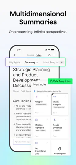 Скриншот Plaud: AI Note Taker на iPhone 5
