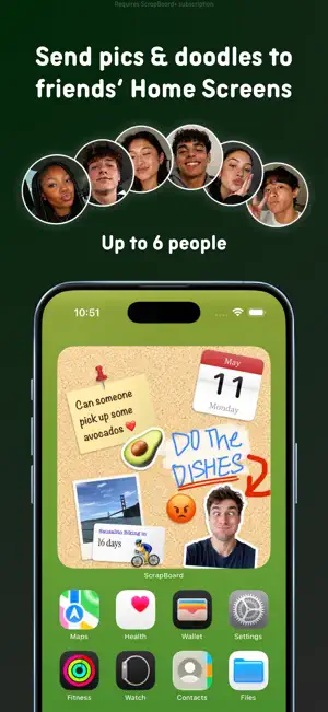 Shared Love Widget: ScrapBoard screenshot 2