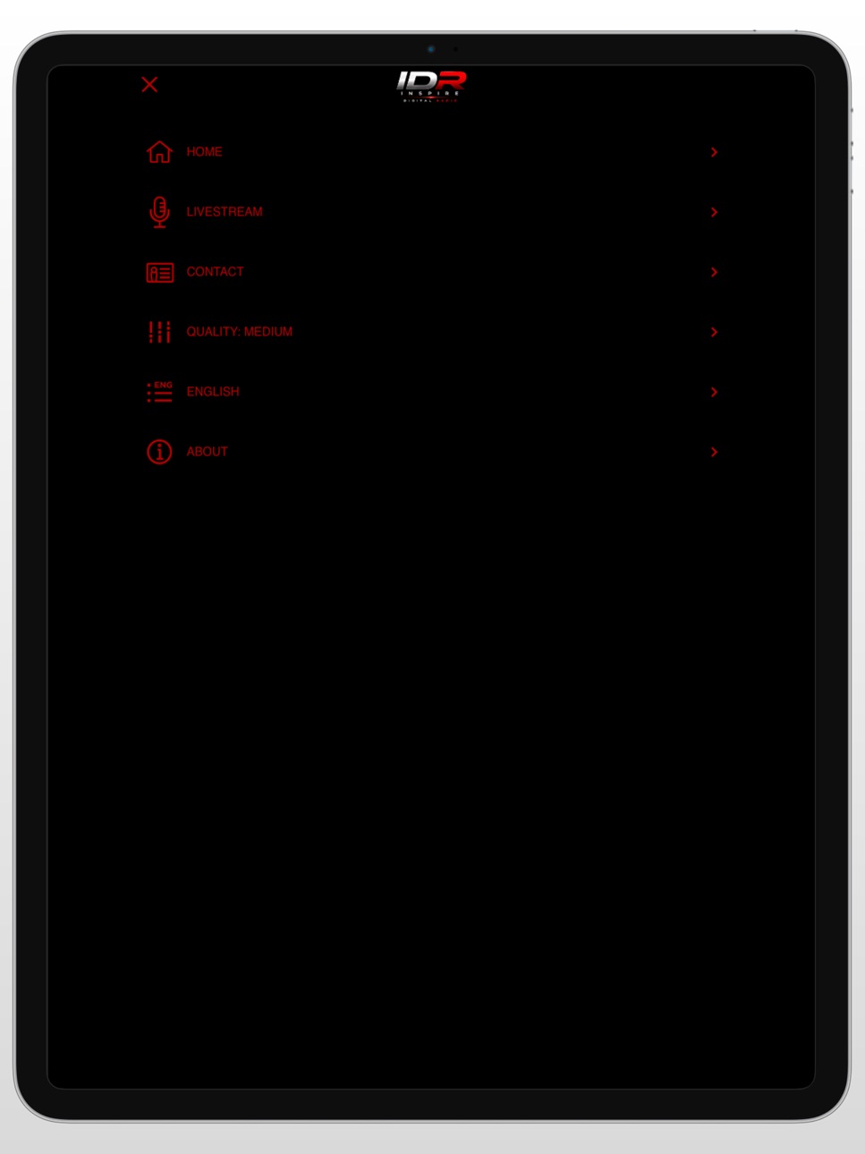 iPad screenshot