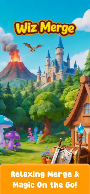 WizMerge: Merge & Magic Game screenshot 1