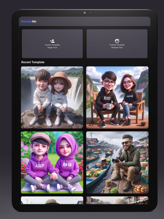 RemakeFace Ai: Face Swap AI iPad screenshot 1 - Utilities app