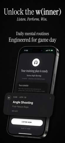 Winner: Sports Confidence iPhone screenshot