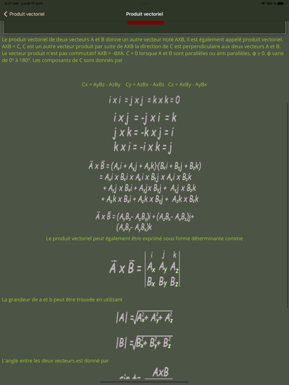Screenshot #6 pour calculateur de physique