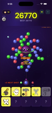 Bubble Planet - Bubble Shooter iPhone screenshot