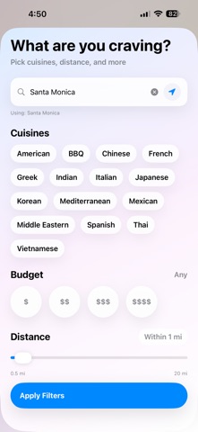 Wheel & Dine screenshot