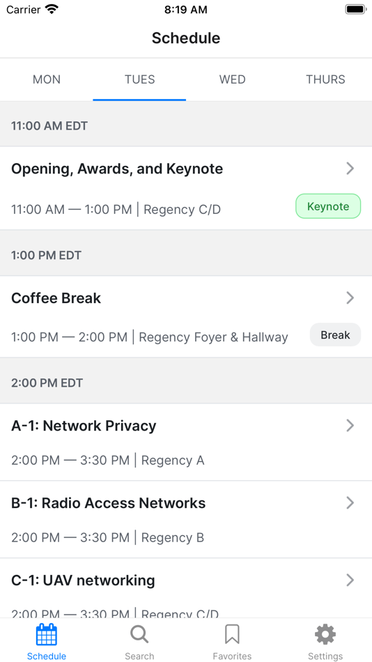 #1. IEEE INFOCOM (iOS) Por: Duetone Corporation