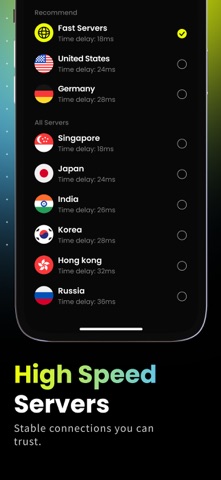 VPN - Fast VPN Lite master iPhone screenshot