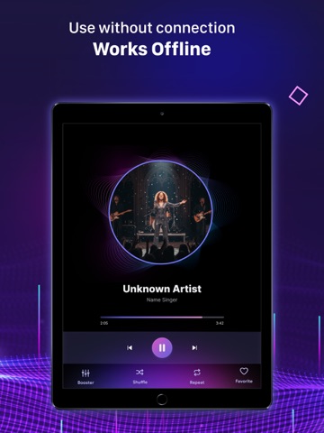 Music Player Offline iPad screenshot