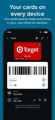 Card Wallet - CardWarden Screenshot 5 of 9