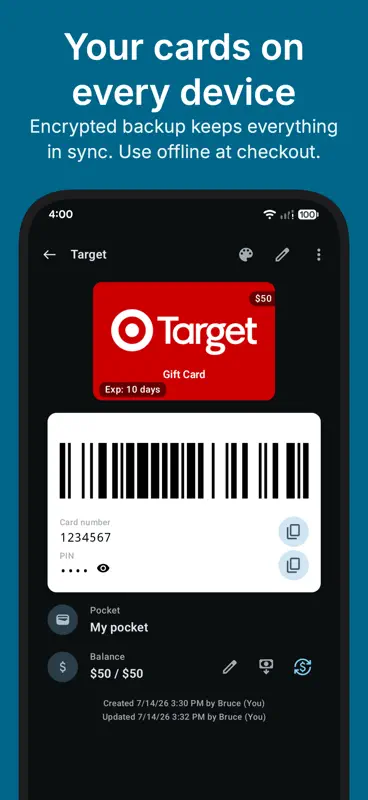Card Wallet - CardWarden screenshot 5 of 9