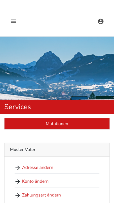 Einsiedler Krankenkasse Screenshot