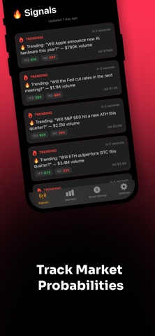 PolymarketSignals Screenshot 1 of 4