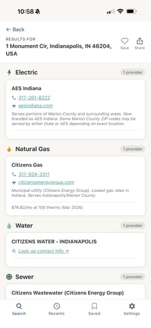 UtilityFinder Screenshot 2 of 7
