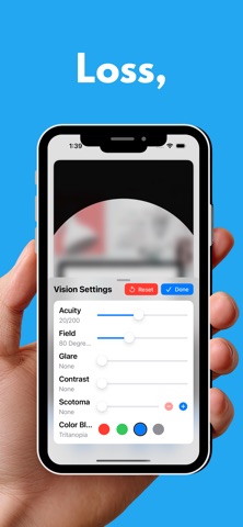 My Eyes Vision Simulator iPhone screenshot