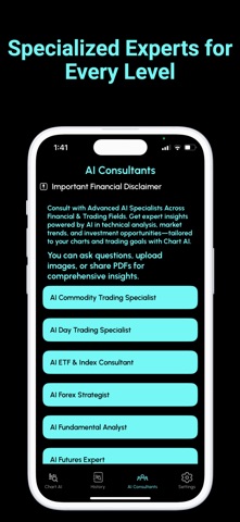 Chart AI Pro Trading Assistant iPhone screenshot