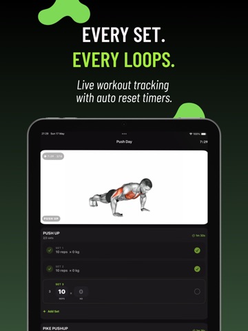 Repto: Workout Tracker & Log iPad screenshot 2