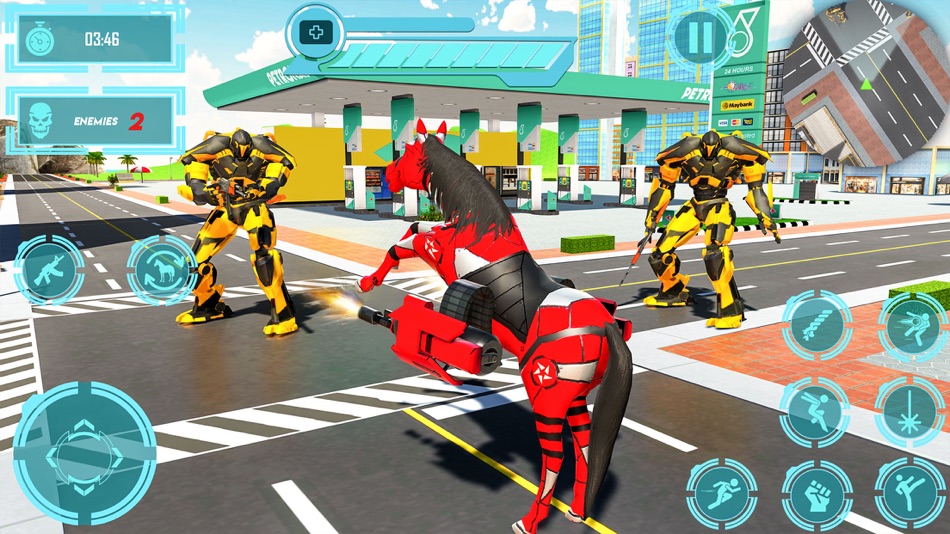 #3. Horse Robot : Robot Car Games (iOS) 由: ALI FARZAN TAHAA
