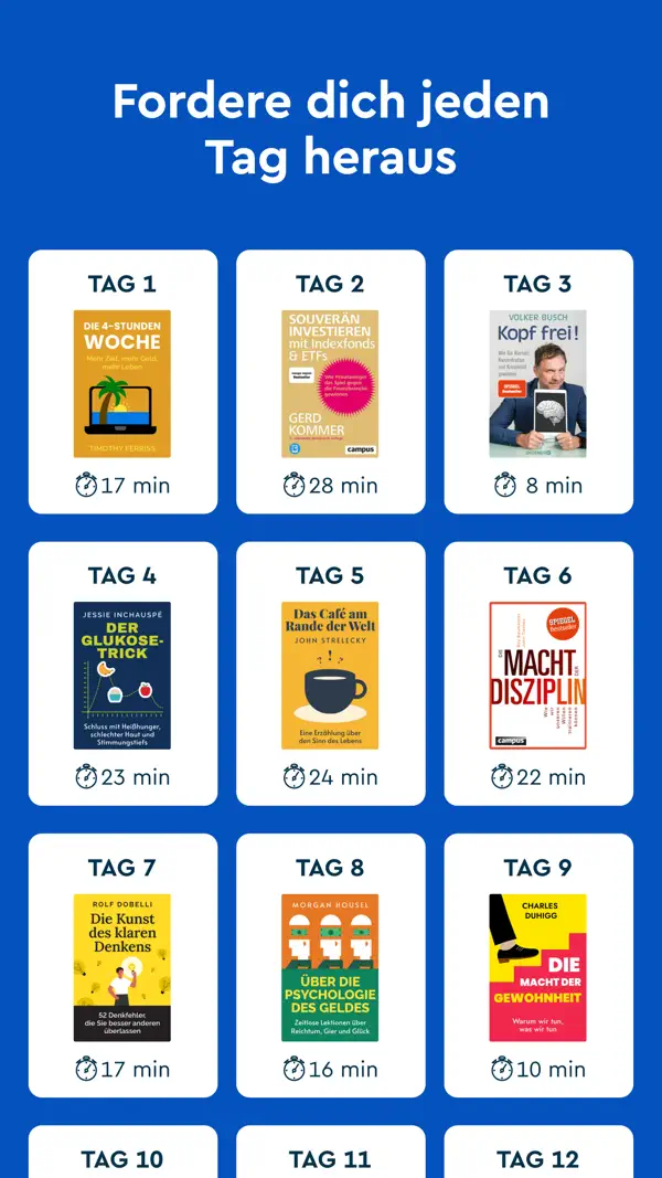 Blinkist: Book Summaries iPhone App Screenshot 3 – Bildung