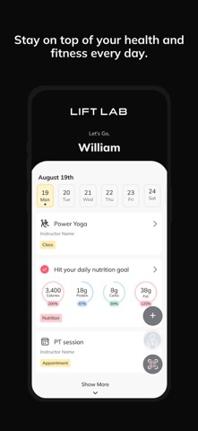 Lift Lab App screenshot