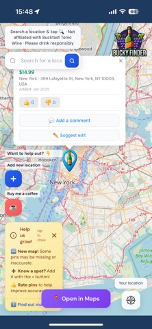 BuckyFinder screenshot