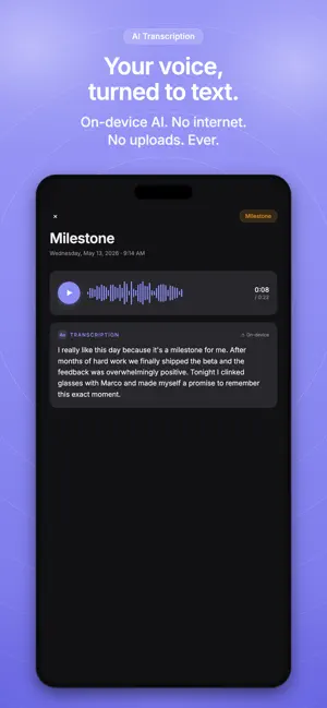 Echo: Voice Diary screenshot 3
