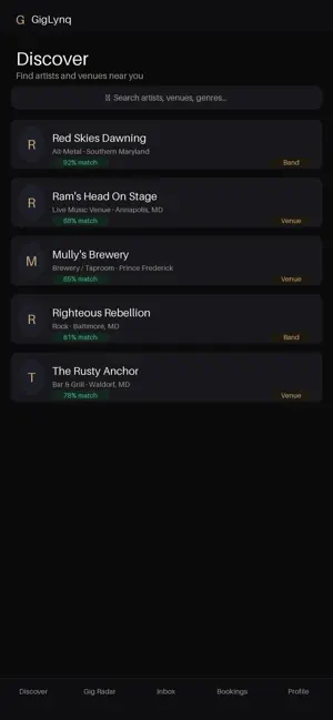 GigLynq screenshot 3