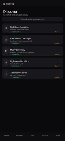 GigLynq screenshot