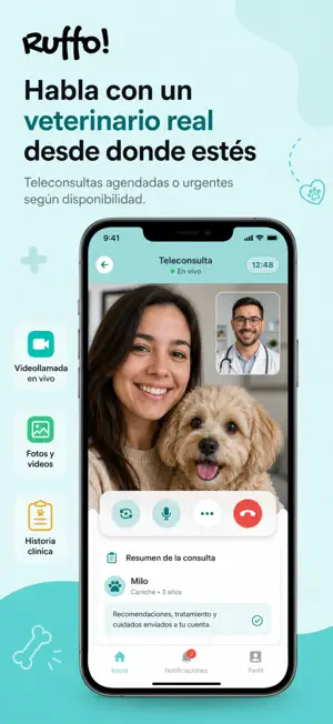 Ruffo! App para mascotas screenshot 1