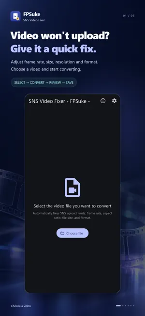 SNS Video Fixer - FPSuke - screenshot 1