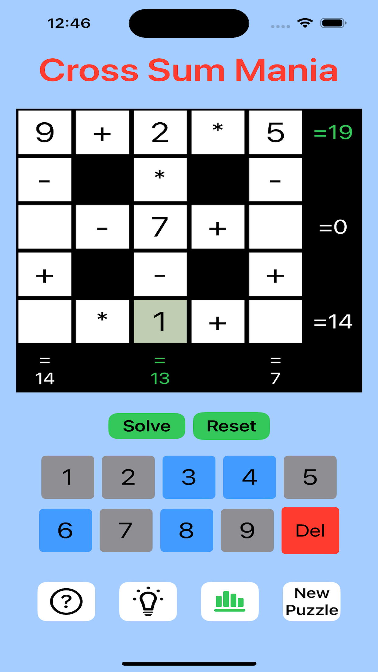 Cross Sum Mania