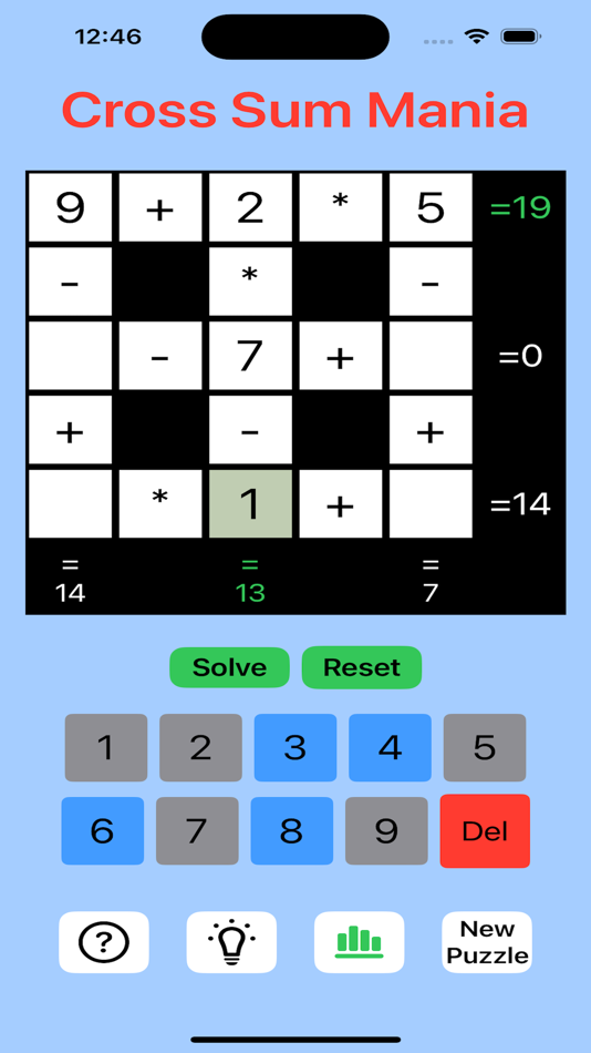 Cross Sum Mania (iOS) 由: Gilbert Gonsalves Cross Sum Mania (iOS) 由: Gilbert Gonsalves