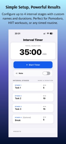 Metsa Interval Timer screenshot