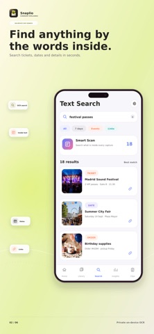 Snaplio · Screenshot Organizer iPhone screenshot
